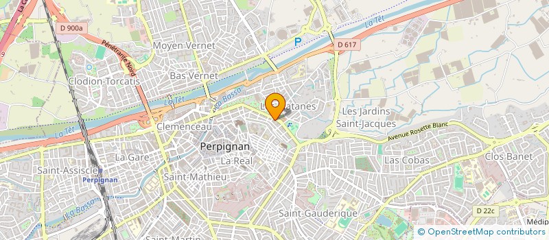 localisation de l'entreprise SCI FOUNT DEL GAT  PERPIGNAN