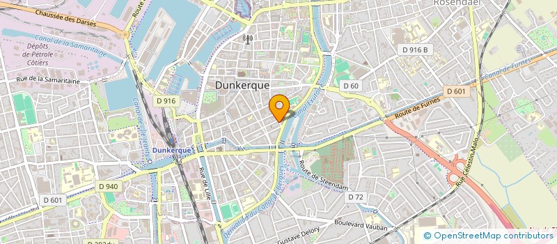 localisation de l'entreprise SCI FOUQUE à DUNKERQUE