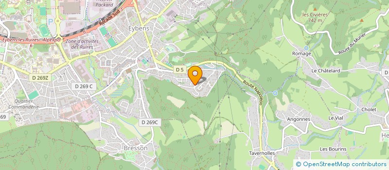 localisation de l'entreprise SCI FOUR MEN  EYBENS