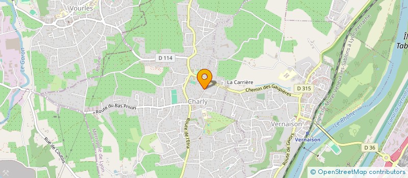 localisation de l'entreprise SCI FOUR MI  CHARLY