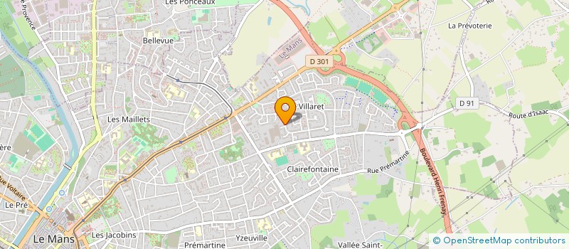 localisation de l'entreprise SCI FOUR SEA  LE MANS