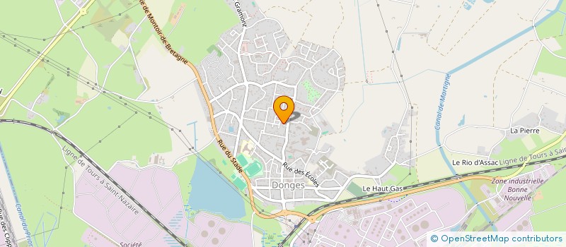 localisation de l'entreprise SCI FOURAGE A  DONGES