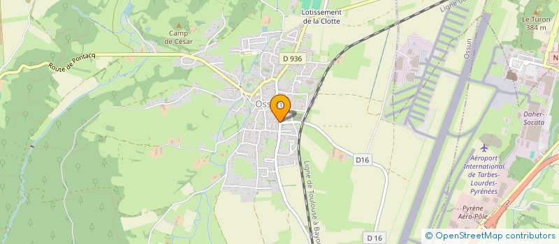 localisation de l'entreprise SCI FOURCADE  OSSUN