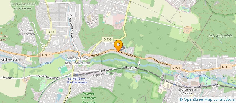 localisation de l'entreprise SCI FOURCADE PRIEURE  SAINT-REMY-LES-CHEVREUSE