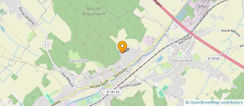 localisation de l'entreprise SCI FOURCROY DEVELOPPEMENT  LAPUGNOY