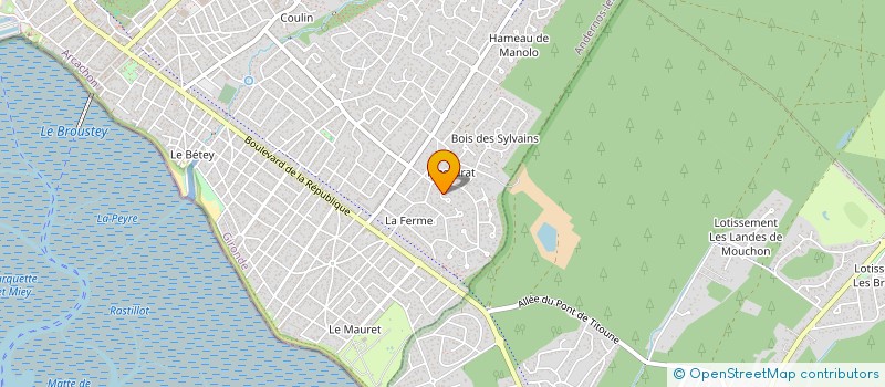 localisation de l'entreprise SCI FOUREL  ANDERNOS-LES-BAINS