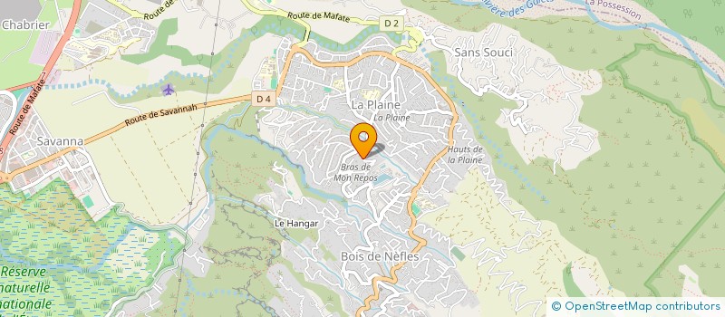 localisation de l'entreprise SCI FOURETS-CHANE WON IN 974 à SAINT-PAUL