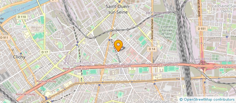 localisation de l'entreprise SCI FOURIER  SAINT-OUEN-SUR-SEINE