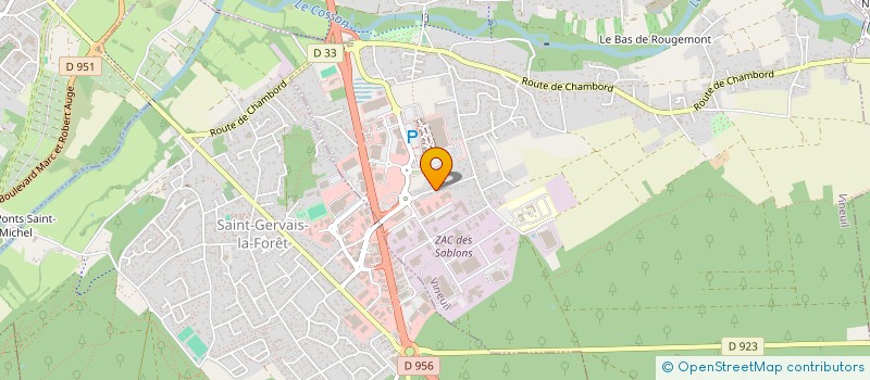 localisation de l'entreprise SCI FOURLIETTE à VINEUIL