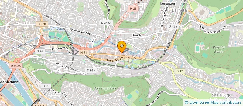 localisation de l'entreprise SCI FOURMENT  ROUEN