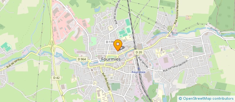 localisation de l'entreprise SCI FOURMIES AH IMMO  FOURMIES