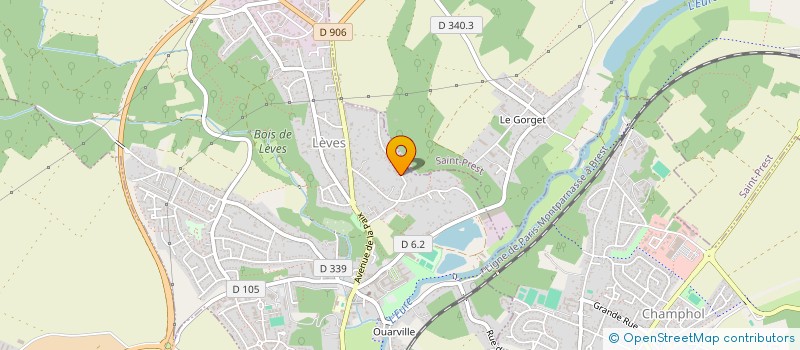 localisation de l'entreprise SCI FOURMOND à LEVES