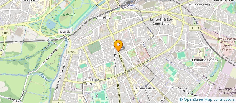 localisation de l'entreprise SCI FOURNA à CAEN