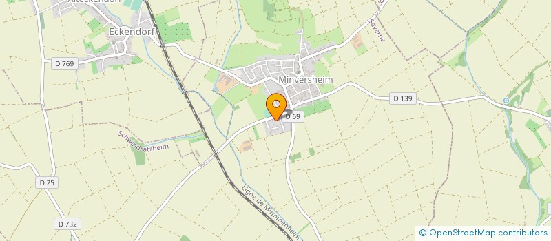 localisation de l'entreprise SCI FOURNAISE  MINVERSHEIM