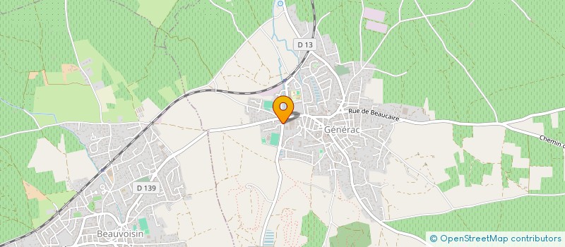 localisation de l'entreprise SCI FOURNES  GENERAC