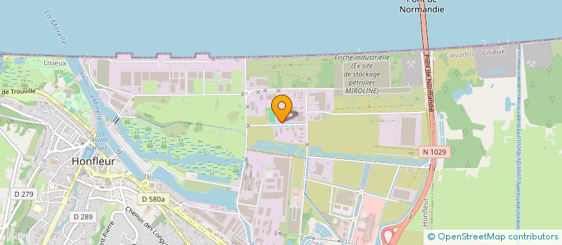 localisation de l'entreprise SCI FOURNET  HONFLEUR