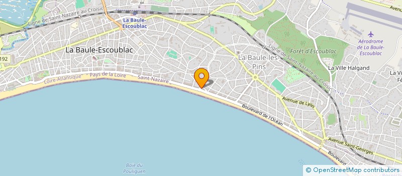 localisation de l'entreprise SCI FOURNIAL MESNIER à LA BAULE-ESCOUBLAC