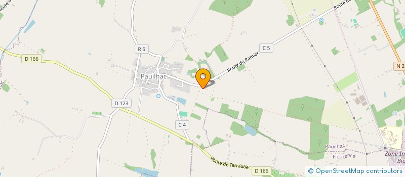 localisation de l'entreprise SCI FOURNIE N G  PAUILHAC