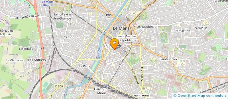 localisation de l'entreprise SCI FOURNIER à LE MANS