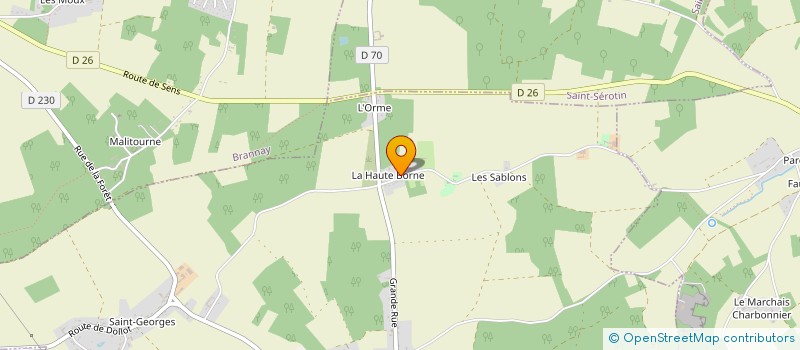 localisation de l'entreprise SCI FOURNIER  VILLENEUVE-LA-DONDAGRE