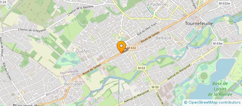 localisation de l'entreprise SCI FOURNIER  TOURNEFEUILLE