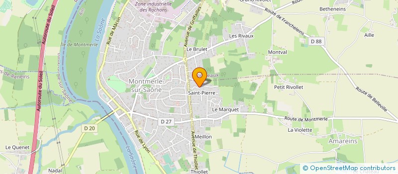 localisation de l'entreprise SCI FOURNIER  FRANCHELEINS