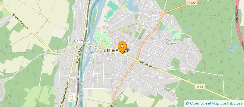 localisation de l'entreprise SCI FOURNIER-BLANCKAERT INTERCONNECTION  L'ISLE-ADAM