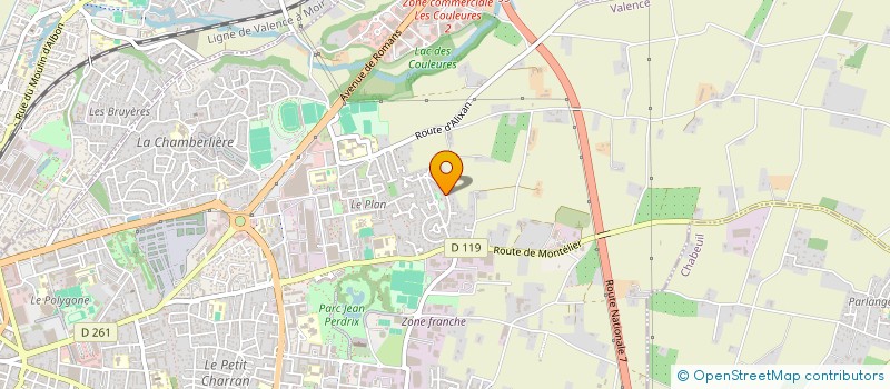localisation de l'entreprise SCI FOURNIER-BLANQUET à VALENCE