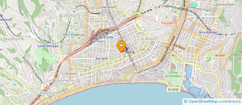 localisation de l'entreprise SCI FOURNIER ET MORIN à NICE