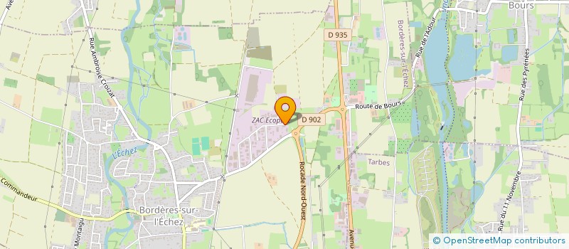 localisation de l'entreprise SCI FOURNIER JNF  BORDERES-SUR-L'ECHEZ