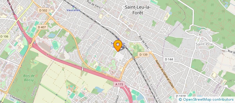 localisation de l'entreprise SCI FOURNIER-LEVASSEUR  SAINT-LEU-LA-FORET