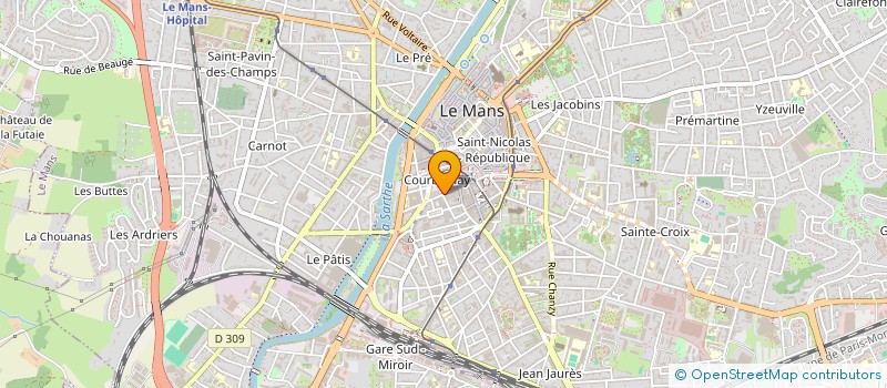 localisation de l'entreprise SCI FOURNIER MANGEARD  LE MANS