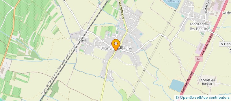 localisation de l'entreprise SCI FOURNIER OLIVEAU  BLIGNY-LES-BEAUNE