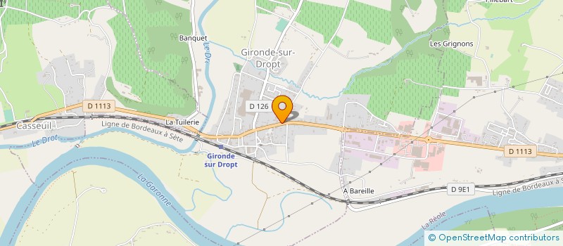 localisation de l'entreprise SCI FOURNIL IMMOBILIER  GIRONDE-SUR-DROPT