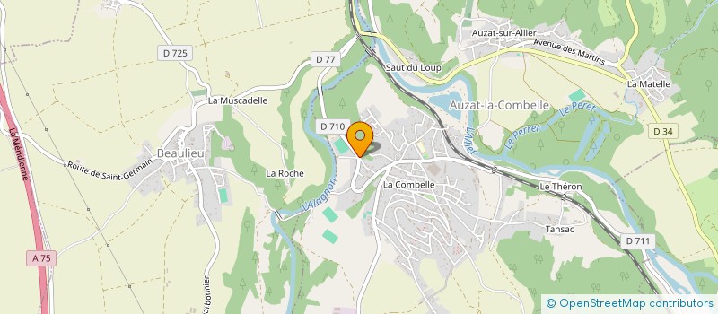 localisation de l'entreprise SCI FOURNILLON  AUZAT-LA-COMBELLE