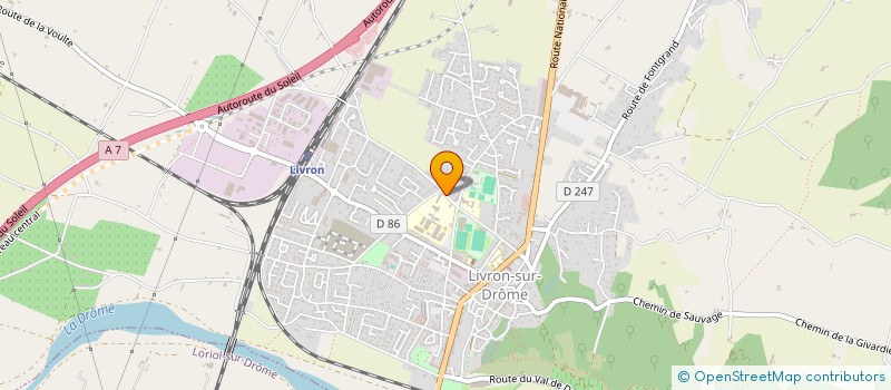 localisation de l'entreprise SCI FOURNIOL  LIVRON-SUR-DROME