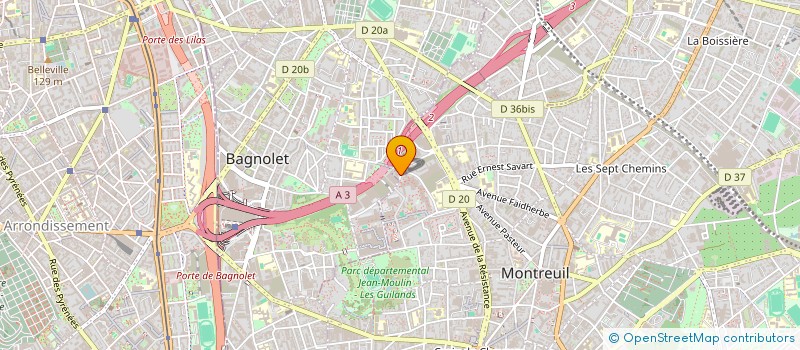 localisation de l'entreprise SCI FOURNITURES MATERIELS DEMENAGEMENT à MONTREUIL