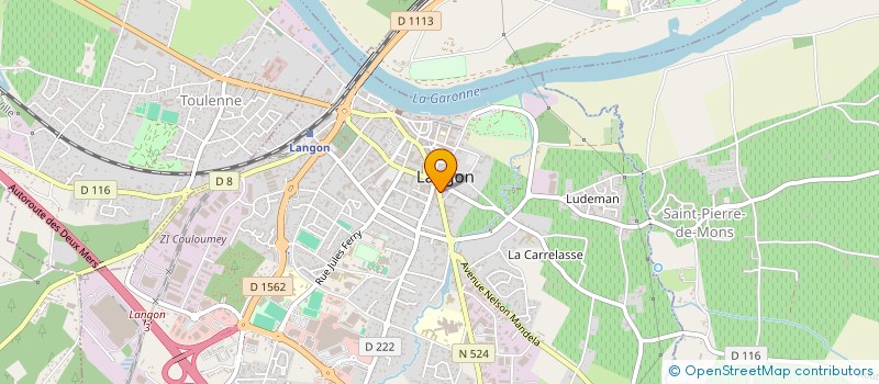 localisation de l'entreprise SCI FOURNOL à LANGON