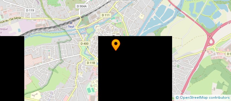 localisation de l'entreprise SCI FOURNOT  TOUL