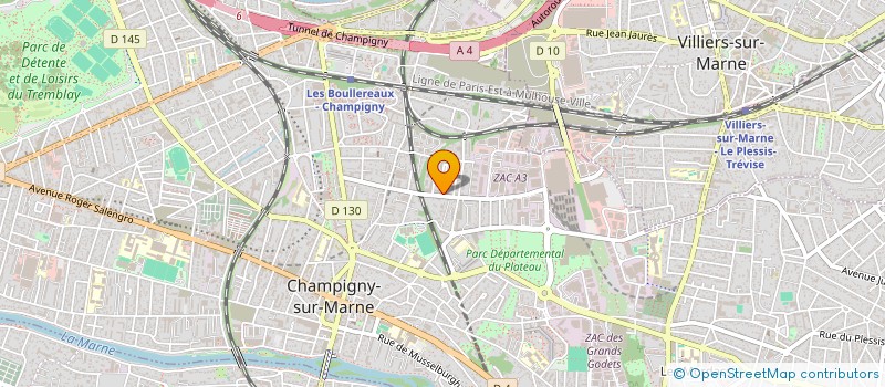 localisation de l'entreprise SCI FOURNY 2  CHAMPIGNY-SUR-MARNE