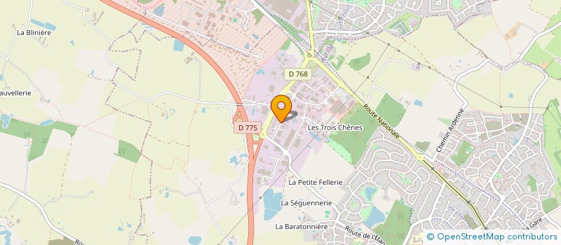 localisation de l'entreprise SCI FOURNY à AVRILLE