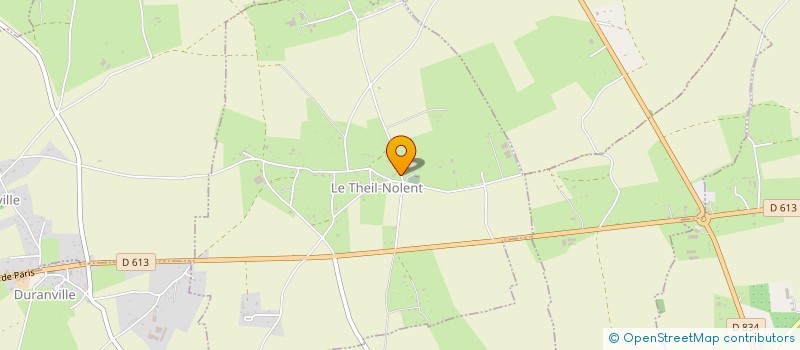 localisation de l'entreprise SCI FOURQUEMIN  LE THEIL-NOLENT