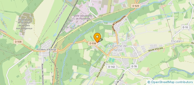 localisation de l'entreprise SCI FOURQUET MEDICAL  LA BARTHE-DE-NESTE