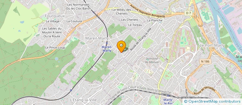 localisation de l'entreprise SCI FOURQUEUX DE VIGNY  MAREIL-MARLY