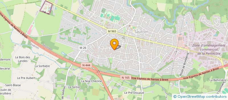 localisation de l'entreprise SCI FOURRIER à SAUTRON