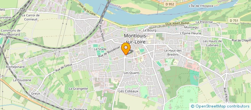 localisation de l'entreprise SCI FOURRIER PROUST à MONTLOUIS-SUR-LOIRE