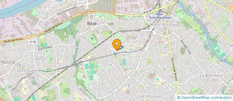 localisation de l'entreprise SCI FOURRIER-VALLET  REZE