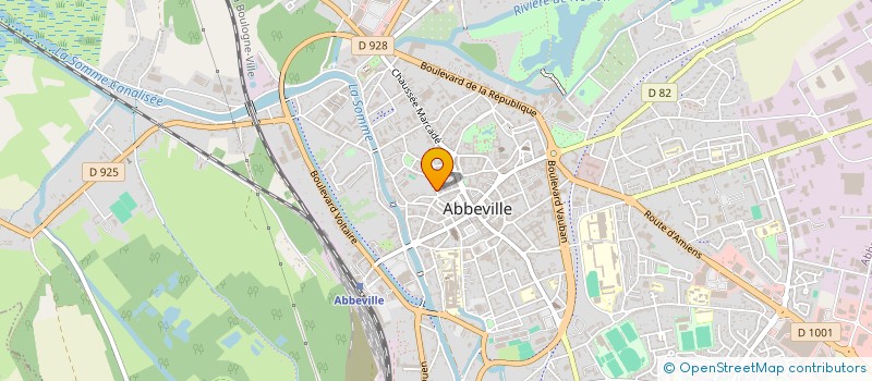 localisation de l'entreprise SCI FOURSOME à ABBEVILLE