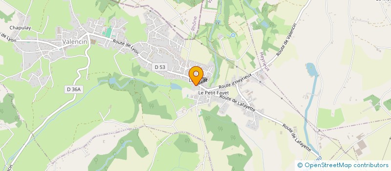 localisation de l'entreprise SCI FOURTHIS  VALENCIN