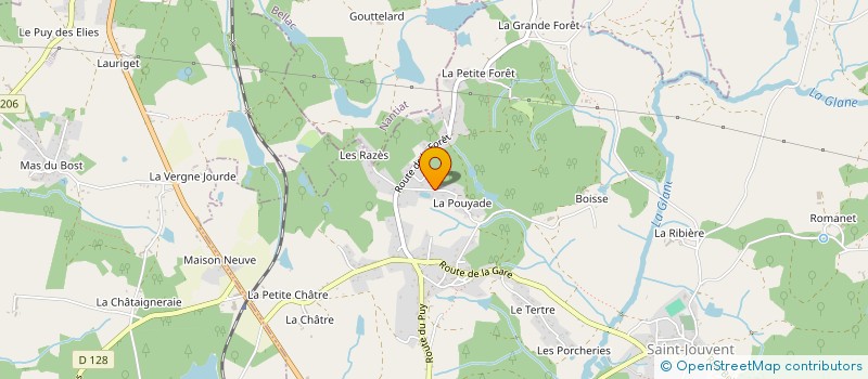 localisation de l'entreprise SCI FOURY à SAINT-JOUVENT
